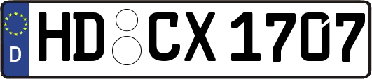 HD-CX1707