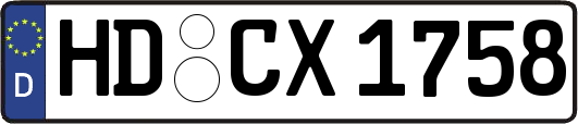 HD-CX1758