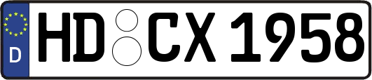 HD-CX1958