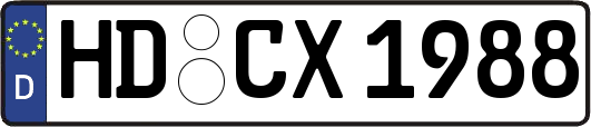 HD-CX1988