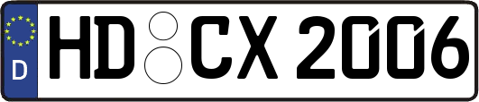 HD-CX2006