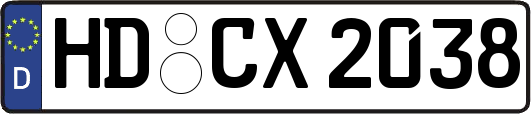 HD-CX2038