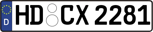 HD-CX2281