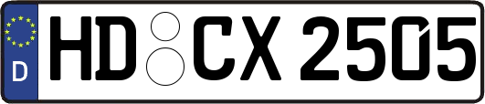 HD-CX2505
