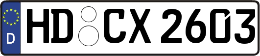 HD-CX2603