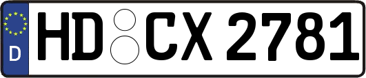 HD-CX2781
