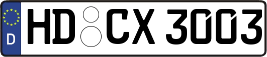 HD-CX3003