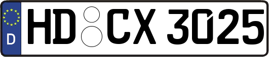 HD-CX3025