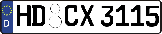 HD-CX3115