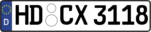 HD-CX3118