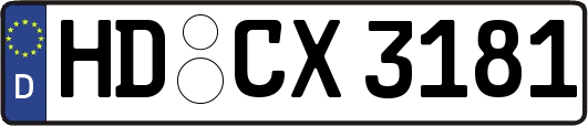 HD-CX3181