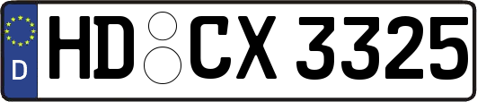 HD-CX3325