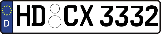 HD-CX3332