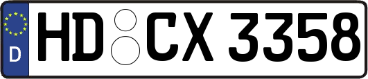 HD-CX3358