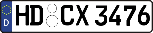 HD-CX3476