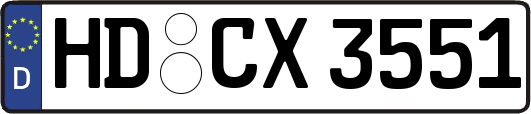 HD-CX3551