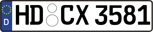 HD-CX3581