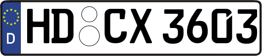 HD-CX3603
