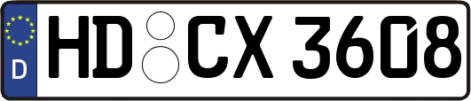HD-CX3608