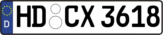 HD-CX3618