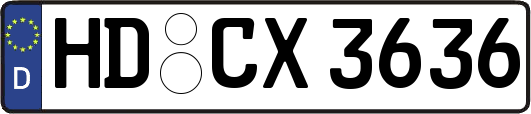 HD-CX3636