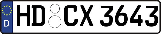 HD-CX3643