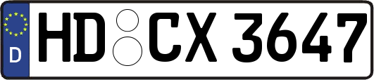HD-CX3647