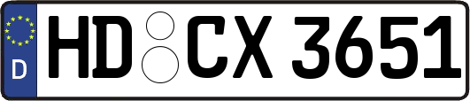 HD-CX3651