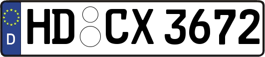 HD-CX3672