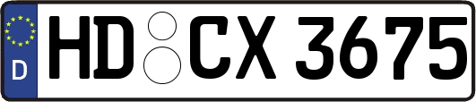 HD-CX3675