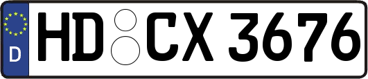 HD-CX3676