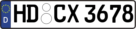 HD-CX3678