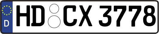 HD-CX3778