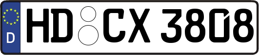 HD-CX3808