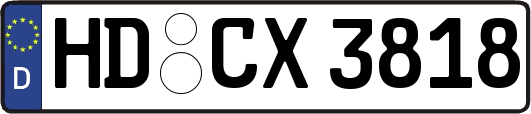HD-CX3818