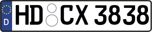 HD-CX3838