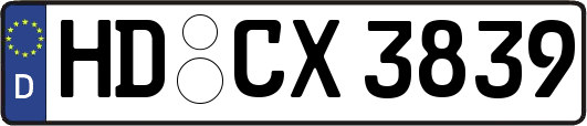 HD-CX3839