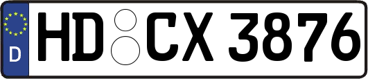 HD-CX3876