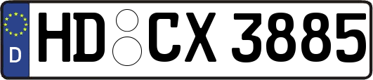 HD-CX3885