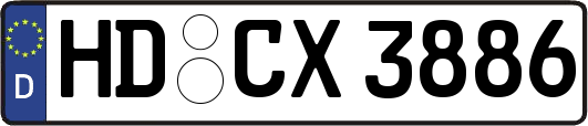 HD-CX3886