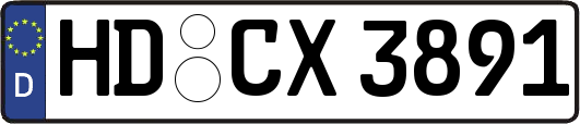 HD-CX3891