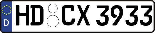 HD-CX3933