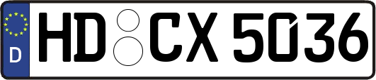 HD-CX5036