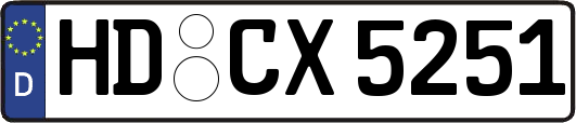 HD-CX5251