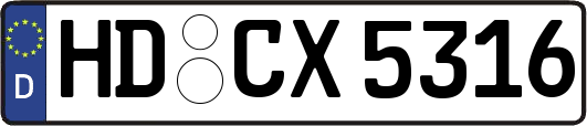 HD-CX5316