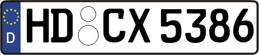 HD-CX5386