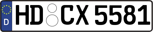 HD-CX5581