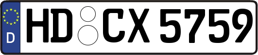 HD-CX5759