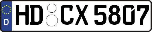 HD-CX5807