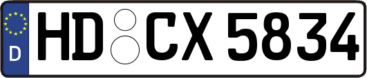 HD-CX5834